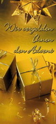 e-pm Mailingaktion - Artikel-Nr. 516513 Goldene Adventszeit - Mailing Karte Weihnachten