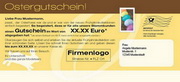e-pm Mailingaktion - Artikel-Nr. 517011 Ostergutschein - Mailing Karte 

Ostern