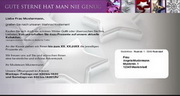 e-pm Mailingaktion - Artikel-Nr. 616625 Gute Sterne - Mailing Maxikarte Weihnachten