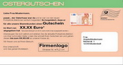 e-pm Mailingaktion - Artikel-Nr. 616640 Ostergutschein - Mailing Maxikarte 

Ostern