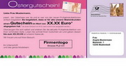 e-pm Mailingaktion - Artikel-Nr. 616661 Ostergutschein - Mailing Maxikarte 

Ostern