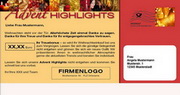 e-pm Mailingaktion - Artikel-Nr. 616677 Advent Highlights - Mailing Maxikarte Weihnachten
