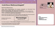 e-pm Mailingaktion - Artikel-Nr. 616683 Weihnachtsgeld - Mailing Maxikarte Weihnachten