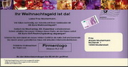 e-pm Mailingaktion - Artikel-Nr. 616704 Weihnachtsgeld - Mailing Maxikarte Weihnachten