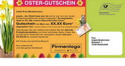 e-pm Mailingaktion - Artikel-Nr. 616759 Oster Gutschein - Mailing Maxikarte 

Ostern