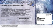 e-pm Mailingaktion - Artikel-Nr. 616851 Weihnachtsgeld - Mailing Maxikarte Weihnachten