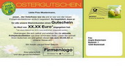 e-pm Mailingaktion - Artikel-Nr. 616890 Ostergutschein - Mailing Maxikarte 

Ostern