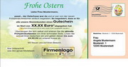e-pm Mailingaktion - Artikel-Nr. 616913 Ostergutschein - Mailing Maxikarte 

Ostern
