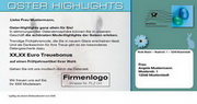 e-pm Mailingaktion - Artikel-Nr. 616986 Ostern Highlights - Mailing Maxikarte 

Ostern