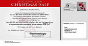e-pm Mailingaktion - Artikel-Nr. 617370 Christmas Sale - Mailing Maxikarte Weihnachten