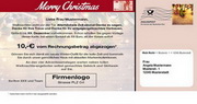 e-pm Mailingaktion - Artikel-Nr. 617371 Merry Christmas - Mailing Maxikarte Weihnachten
