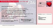 e-pm Mailingaktion - Artikel-Nr. 617377 Fest der Liebe - Mailing Maxikarte Weihnachten