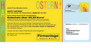 e-pm Mailingaktion - Artikel-Nr. 617438 Happy Ostern - Mailing Maxikarte 

Ostern