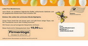 e-pm Mailingaktion - Artikel-Nr. 716184 Ostergru - Mailing Maxikarte Ostern