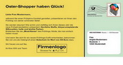 e-pm Mailingaktion - Artikel-Nr. 716185 Ostershopping - Mailing Maxikarte 

Ostern
