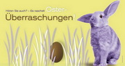 e-pm Mailingaktion - Artikel-Nr. 716188 Oster-Ueberraschungen - 

Mailing Maxikarte Ostern