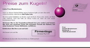 e-pm Mailingaktion - Artikel-Nr. 716499 Preise zum Kugeln - Mailing Maxikarte Weihnachten