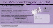 e-pm Mailingaktion - Artikel-Nr. 716503 Weihnachtsgeld - Mailing Maxikarte Weihnachten