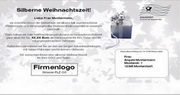 e-pm Mailingaktion - Artikel-Nr. 716505 Silberglanz - Mailing Maxikarte Weihnachten