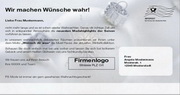 e-pm Mailingaktion - Artikel-Nr. 716506 Wünsch Dir was - Mailing Maxikarte Weihnachten