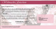 e-pm Mailingaktion - Artikel-Nr. 716536 Weihnachts Gutschein - Mailing Maxikarte Weihnachten