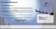 e-pm Mailingaktion - Artikel-Nr. 716547 Weihnachtsgutschein - Mailing Maxikarte Weihnachten