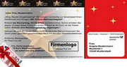 e-pm Mailingaktion - Artikel-Nr. 816034 Weihnachts Gutschein - Mailing individuelle Maxikarte Weihnachten