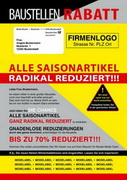 e-pm Mailingaktion - Artikel-Nr. 301151 Baustellenrabatt - Mailing Brief Räumungsverkauf