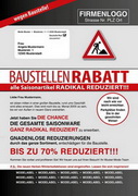 e-pm Mailingaktion - Artikel-Nr. 301153 Baustellenrabatt - Mailing Brief Räumungsverkauf