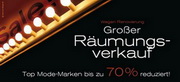 e-pm Mailingaktion - Artikel-Nr. 419596 Sale Umbau - Mailing Karte Räumungsverkauf