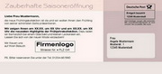 e-pm Mailingaktion - Artikel-Nr. 516146 Zaubern - Mailing Karte frühjahr