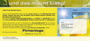 e-pm Mailingaktion - Artikel-Nr. 516200 sauer - Mailing Aufkleber Sommer