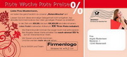 e-pm Mailingaktion - Artikel-Nr. 516213 Rote Woche - Mailing Karte Sommer