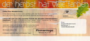 e-pm Mailingaktion - Artikel-Nr. 516313 viele Farben - Mailing Karte Herbst