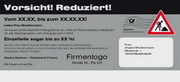 e-pm Mailingaktion - Artikel-Nr. 516557 Vorsicht reduziert - Mailing Karte Räumungsverkauf