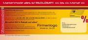 e-pm Mailingaktion - Artikel-Nr. 516565 Wir räumen - Mailing Karte Räumungsverkauf