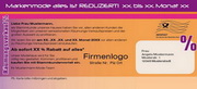 e-pm Mailingaktion - Artikel-Nr. 516566 Wir räumen - Mailing Karte Räumungsverkauf