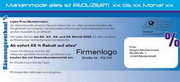 e-pm Mailingaktion - Artikel-Nr. 516568 Wir räumen - Mailing Karte Räumungsverkauf