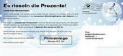 e-pm Mailingaktion - Artikel-Nr. 516602 Leise rieseln - Mailing Aufkleber Winter