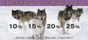e-pm Mailingaktion - Artikel-Nr. 516607 Raubtiere aufgepasst - Mailing Aufkleber Winter