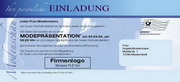 e-pm Mailingaktion - Artikel-Nr. 516613 Fashion Einladung - Mailing Karte Herbst