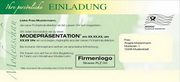 e-pm Mailingaktion - Artikel-Nr. 516614 Einladung Modenschau - Mailing Karte 

frühjahr