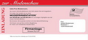 e-pm Mailingaktion - Artikel-Nr. 516805 Einladung Modenschau - Mailing Karte Herbst