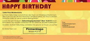 e-pm Mailingaktion - Artikel-Nr. 516864 Geburtstag - Mailing Karte Kundengeburtstag