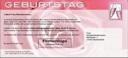 e-pm Mailingaktion - Artikel-Nr. 516866 Geburtstag - Mailing Karte Kundengeburtstag