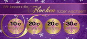 e-pm Mailingaktion - Artikel-Nr. 516891 Flocken - Mailing Aufkleber Winter
