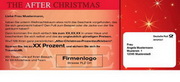 e-pm Mailingaktion - Artikel-Nr. 516895 After Christmas Sale - Mailing Aufkleber Jahresfinale