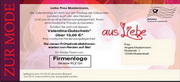 e-pm Mailingaktion - Artikel-Nr. 516914 Valentinstag - Mailing Karte Muttertag