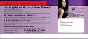 e-pm Mailingaktion - Artikel-Nr. 516955 Jubilumsaktion - Mailing Karte Jubilum