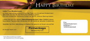 e-pm Mailingaktion - Artikel-Nr. 516963 Geburtstag - Mailing Karte Kundengeburtstag